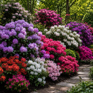 Rhododendronok, azáleák